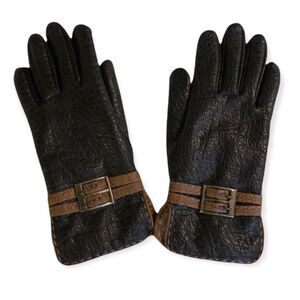 Vintage Van Raalte Faux Leather Ladies Gloves